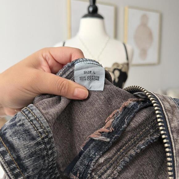 Denim Moto Zip Jacket (Dolce & Gabbana) - Picture 4 of 5